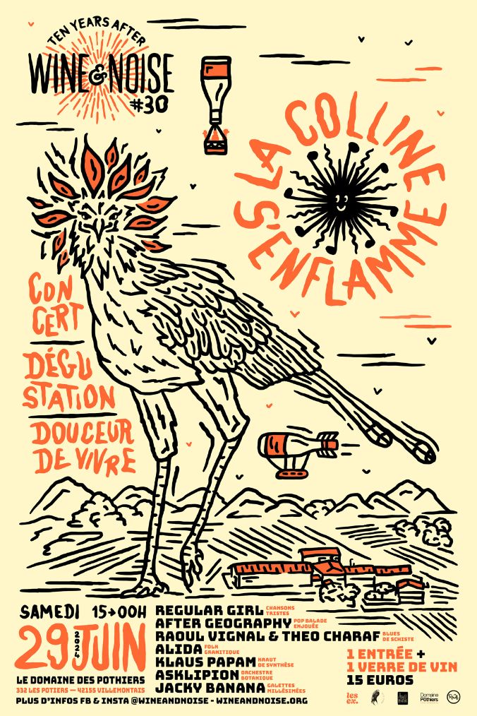 La Colline s'enflamme // Soirée Wine & Noise #30